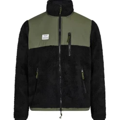 Best Herre Panel Lynlås Fleece Grøn Hættetrøjer Og Sweatshirts·Fleecetøj|Træningsdragter Og Joggingbukser·Fleecetøj