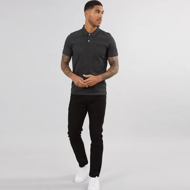 Hot Herre Paulos Kortærmet poloer Grå T-Shirts, Poloer Og Skjorter·Poloer