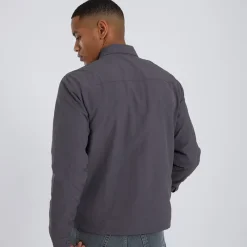 Hot Herre Pearson Overshirt Grå T-Shirts, Poloer Og Skjorter·Skjorter|Jakker Og Frakker·Lette Jakker