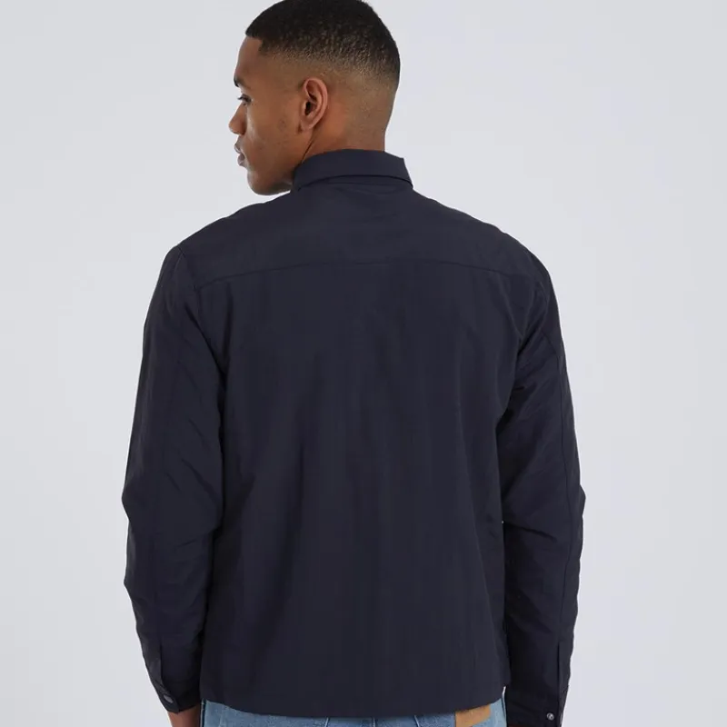 Online Herre Pearson Shacket Marineblå T-Shirts, Poloer Og Skjorter·Skjorter|Jakker Og Frakker·Jakker Og Frakker