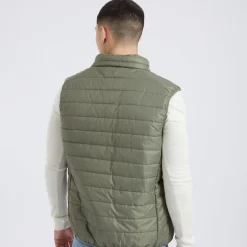 Clearance Herre Portina Veste kakigrøn Jakker Og Frakker|Jakker Og Frakker·Gilet Vest