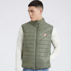 Clearance Herre Portina Veste kakigrøn Jakker Og Frakker|Jakker Og Frakker·Gilet Vest