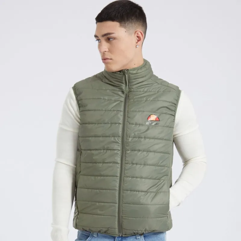 Clearance Herre Portina Veste kakigrøn Jakker Og Frakker|Jakker Og Frakker·Gilet Vest