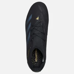 Herre Predator Pro Dark Spark Pack FG Faste Bund Fodboldstøvler Core Black/Carbon/Gold Metallic Fodboldstøvler|Fodboldstøvler