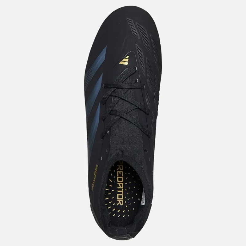 Herre Predator Pro Dark Spark Pack FG Faste Bund Fodboldstøvler Core Black/Carbon/Gold Metallic Fodboldstøvler|Fodboldstøvler
