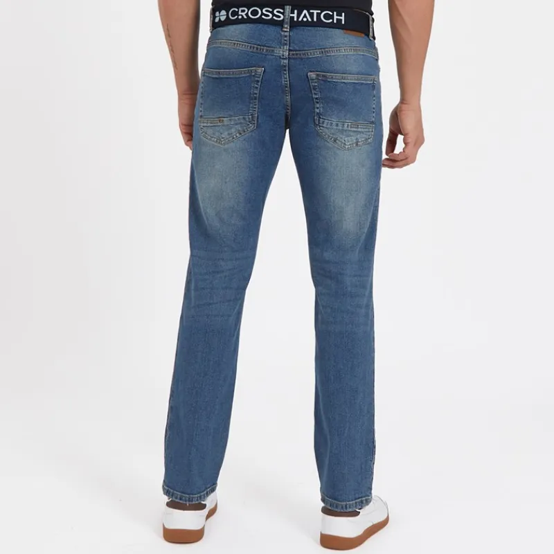 Clearance Herre Princed Jeans med lige pasform Stenvasket Jeans Og Bukser·Jeans Med Lige Ben|Jeans Og Bukser·Jeans