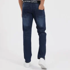 Hot Herre Princed Straight Fit Jeans Mørk Vask Jeans Og Bukser·Jeans Med Lige Ben|Jeans Og Bukser·Jeans