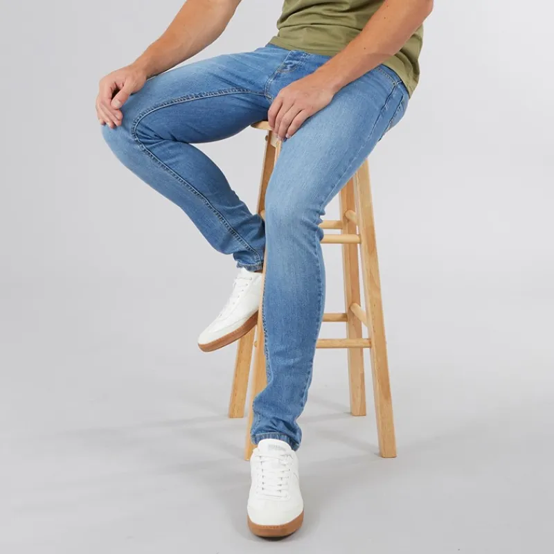 Herre Ralemo Skinny Jeans Midwash Jeans Og Bukser·Jeans
