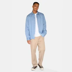 Herre Randy Langærmet Skjorte 2340 Blue Ashes T-Shirts, Poloer Og Skjorter·Skjorter