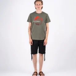 Outlet Herre Raul T-shirts Grøn T-Shirts, Poloer Og Skjorter·T-Shirts Og Undertrøjer
