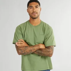 Herre Rød Tab Vintage T-shirt Garment Dye Vineyard Grøn T-Shirts, Poloer Og Skjorter·T-Shirts Og Undertrøjer