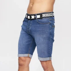 Online Herre Reestier Denim Shorts Mellem Vask Shorts Og Badetøj·Shorts