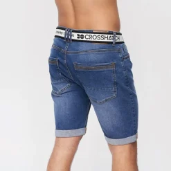 Online Herre Reestier Denim Shorts Mellem Vask Shorts Og Badetøj·Shorts
