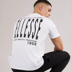 Clearance Herre Retanna Ryg Logo T-shirt /Sort Træning|T-Shirts Og Undertrøjer