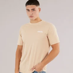Outlet Herre Retanna Ryg Logo T-shirt Natural Træning|T-Shirts Og Undertrøjer