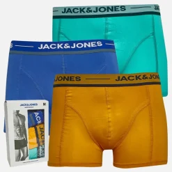 Herre Rex Ensfarvet Tre Pak Boxer Trusser Dazzling Blue/Pool Blue/Iceland Poppy Multipakker·Undertøj|Undertøj, Sokker Og Nattøj·Boxer Shorts
