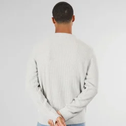 Sale Herre Rice Strikket Jumper Lys Grå Trøjer Og Cardigans·Trøjer