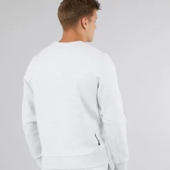 New Herre Rissio Utility Sweatshirt Lysegråmeleret Hættetrøjer Og Sweatshirts·Sweatshirts