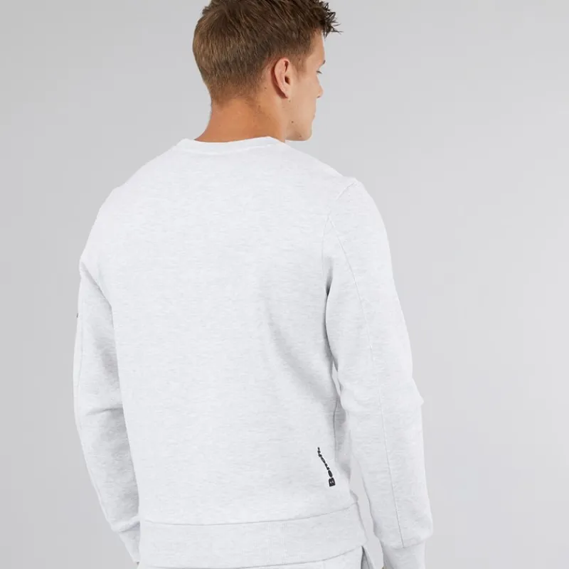 New Herre Rissio Utility Sweatshirt Lysegråmeleret Hættetrøjer Og Sweatshirts·Sweatshirts