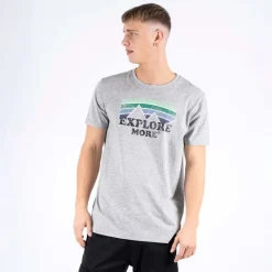 Outlet Herre Ron T-Shirt Lysegrå Mix T-Shirts, Poloer Og Skjorter·T-Shirts Og Undertrøjer