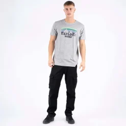 Outlet Herre Ron T-Shirt Lysegrå Mix T-Shirts, Poloer Og Skjorter·T-Shirts Og Undertrøjer