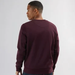 Sale Herre Rundhals Sweatshirt Bourgogne Hættetrøjer Og Sweatshirts·Sweatshirts
