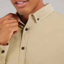 Outlet Herre Ryan Skjorte Kornstrå T-Shirts, Poloer Og Skjorter·Skjorter