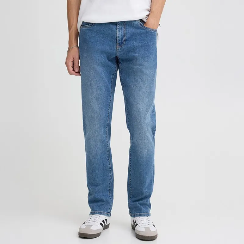 New Herre Sdryder Denim Jeans Middle Vintage Blue Denim Jeans Og Bukser·Jeans Med Lige Ben|Jeans Og Bukser·Jeans