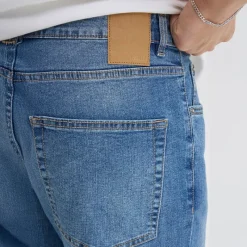 New Herre Sdryder Denim Jeans Middle Vintage Blue Denim Jeans Og Bukser·Jeans Med Lige Ben|Jeans Og Bukser·Jeans