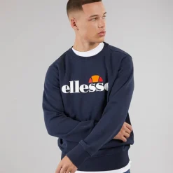 New Herre Sikanni Sweatshirt Navy Træning|T-Shirts Og Undertrøjer