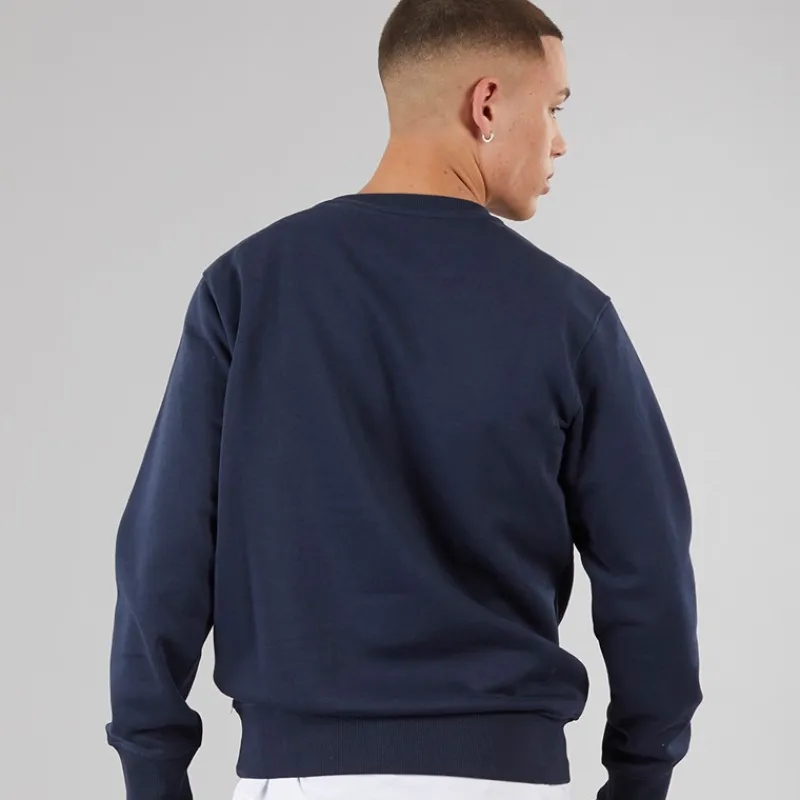 New Herre Sikanni Sweatshirt Navy Træning|T-Shirts Og Undertrøjer