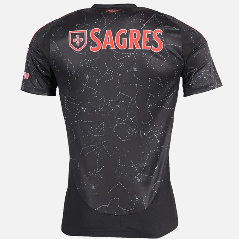 Online Herre SLB Benfica 24/25 udebanetrøje Sort Træning|T-Shirts Og Undertrøjer