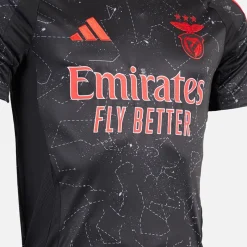 Online Herre SLB Benfica 24/25 udebanetrøje Sort Træning|T-Shirts Og Undertrøjer