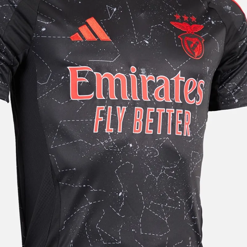 Online Herre SLB Benfica 24/25 udebanetrøje Sort Træning|T-Shirts Og Undertrøjer