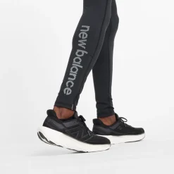 Online Herre Sleek NB Dry Reflekterende Løbe Tight Leggings Sort Træningsbukser|Træning