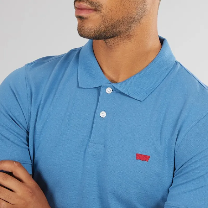 Herre Slim Polo Shirt Federal Blue T-Shirts, Poloer Og Skjorter·Poloer