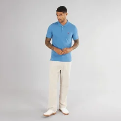 Herre Slim Polo Shirt Federal Blue T-Shirts, Poloer Og Skjorter·Poloer