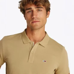 Outlet Herre Slim Stolpelukning Polo Relic Tan T-Shirts, Poloer Og Skjorter·Poloer
