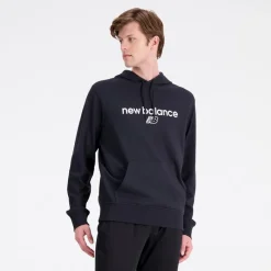 Discount Herre Sport Logo Hættetrøje Sort Træning|T-Shirts Og Undertrøjer
