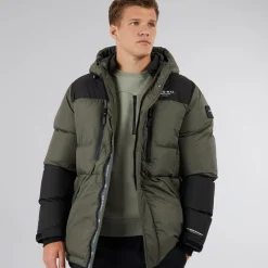 Discount Herre Squadage Panel Jakke Oliven Jakker Og Frakker·Jakker Og Frakker