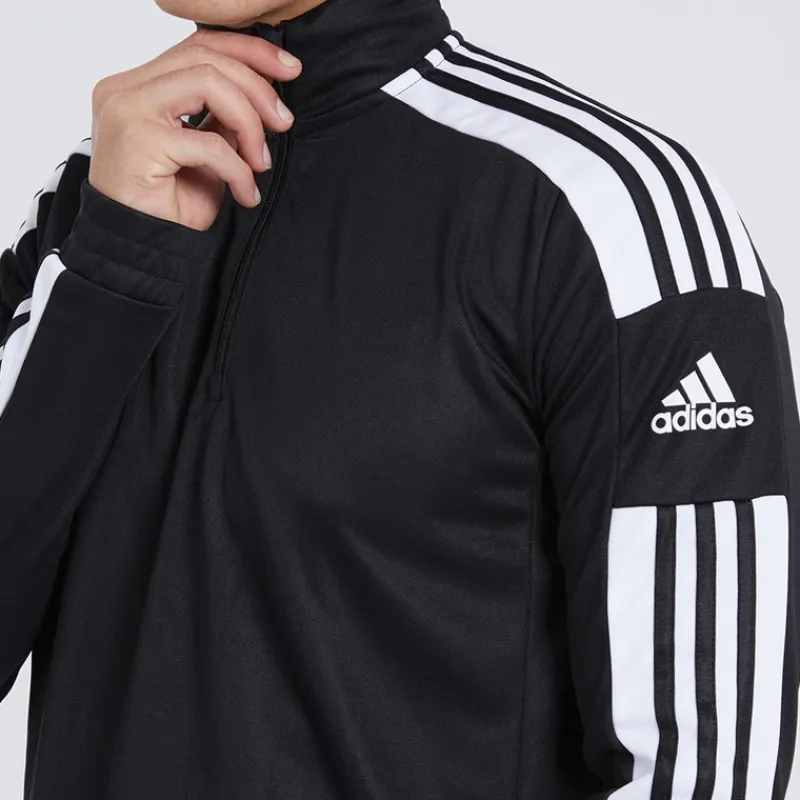 Outlet Herre Squadra 21 1/4 lynlås træningstop /Hvid Træning|T-Shirts Og Undertrøjer