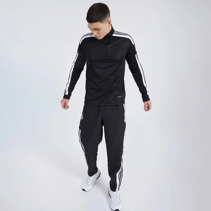 Outlet Herre Squadra 21 1/4 lynlås træningstop /Hvid Træning|T-Shirts Og Undertrøjer