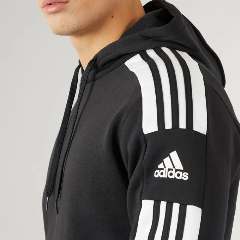 Outlet Herre Squadra 21 Pullover Sweat Hættetrøje Sort/Hvid Træning|T-Shirts Og Undertrøjer