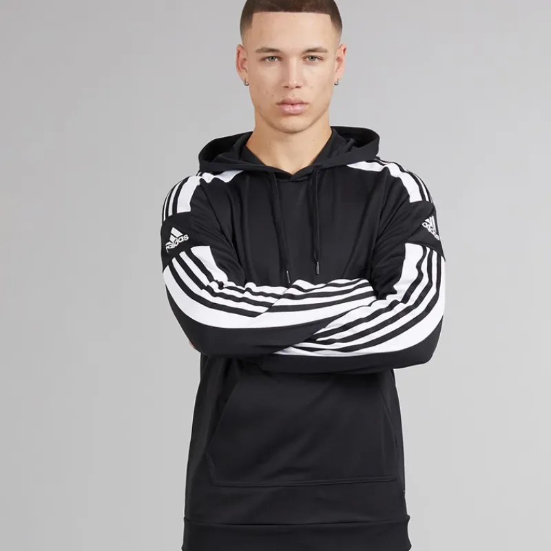 Sale Herre Squadra 21 Pullover Træningshættetrøje Sort/Hvid Træning|T-Shirts Og Undertrøjer
