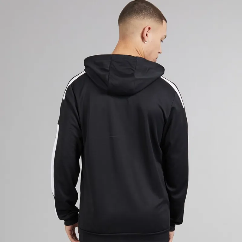 Sale Herre Squadra 21 Pullover Træningshættetrøje Sort/Hvid Træning|T-Shirts Og Undertrøjer