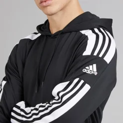 Sale Herre Squadra 21 Pullover Træningshættetrøje Sort/Hvid Træning|T-Shirts Og Undertrøjer