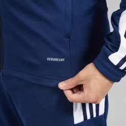 Clearance Herre Squadra 21 træningsjakke Navy/Hvid Træning|T-Shirts Og Undertrøjer