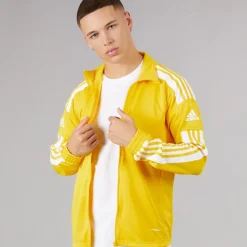 Discount Herre Squadra 21 Trænings Track Top Team Yellow/Hvid Træning|T-Shirts Og Undertrøjer
