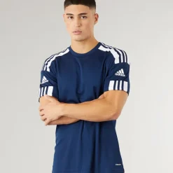 Hot Herre Squadra 21 T Shirt Team Navy Blue/Hvid Træning|T-Shirts Og Undertrøjer