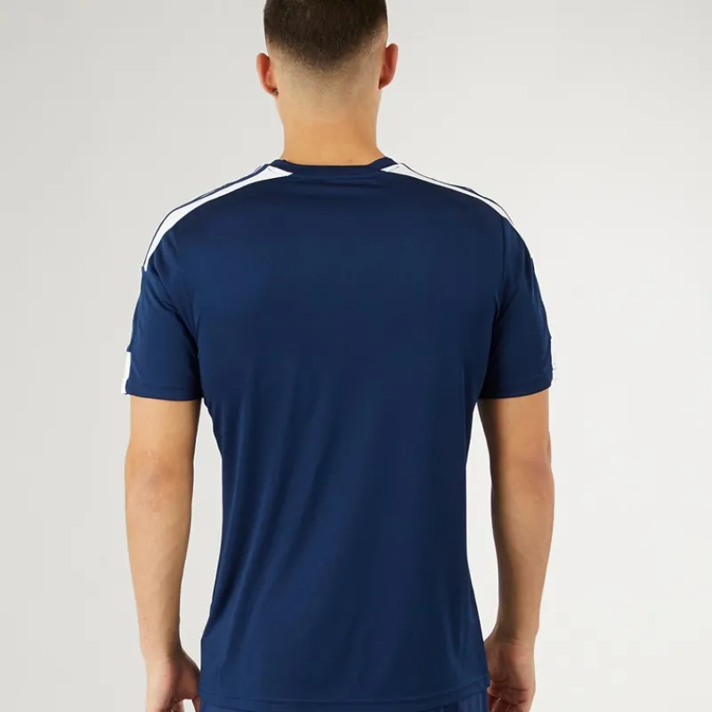 Hot Herre Squadra 21 T Shirt Team Navy Blue/Hvid Træning|T-Shirts Og Undertrøjer